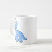 Mug Illustration Mignonne D'Un Brontosaurus. (Devant gauche)