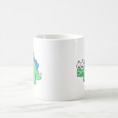 Mug Illustration Mignonne D'Un Stegosaurus. 2 (Centre)