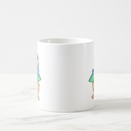 Mug Illustration Mignonne D'Une Éclosion De Ptérodacty (Centre)