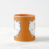 Mug Illustration Mignonne Mouton Blanc Pour Votre Enfa (Centre)