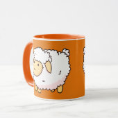 Mug Illustration Mignonne Mouton Blanc Pour Votre Enfa (Devant gauche)