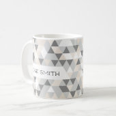 Mug Illustration moderne du motif géométrique (Devant gauche)