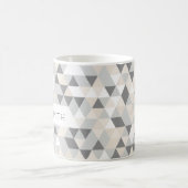 Mug Illustration moderne du motif géométrique (Centre)