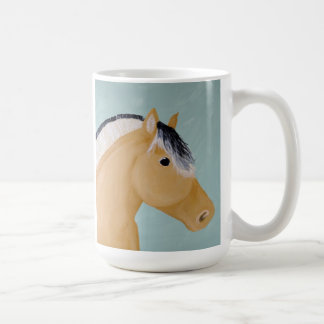Mug Illustration norvégienne de cheval de fjord sur la
