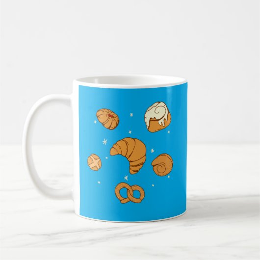 Mug Illustration of bread (Gauche)