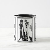 Mug : Illustration par Aubrey Beardsley (Centre)