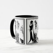 Mug : Illustration par Aubrey Beardsley (Devant gauche)