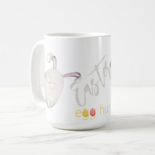 Mug Illustration personnalisée de chasse aux œufs de P
