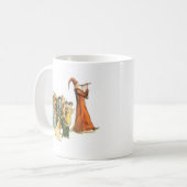 Mug Illustration pie de joueur de pipeau par Kate (Devant gauche)