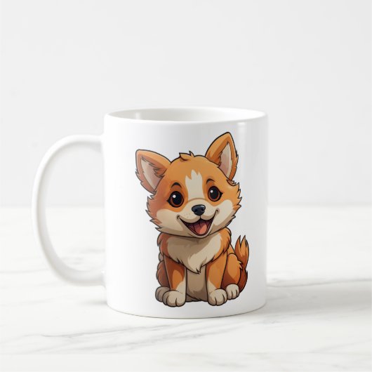 Mug Illustration pour chien de dessin (Gauche)