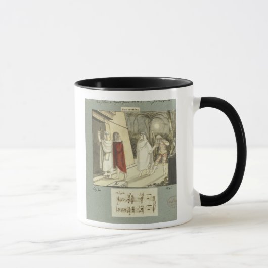 Mug Illustration pour la cannelure magique de Mozart (Droite)