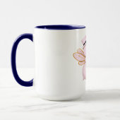 Mug Illustration romantique d'abeille affection (Gauche)
