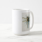 Mug Illustration Scientifique Vintage de Libellule Nat (Devant droit)