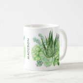 Mug Illustration Succulente des cactus (Devant droit)