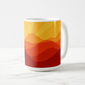 Mug Illustration Sunset Mountains-15662 (Devant droit)