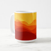 Mug Illustration Sunset Mountains-15662 (Devant gauche)