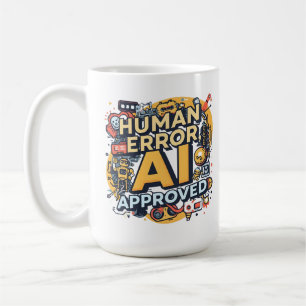 Mug Illustration Technologique Approuvée par l'IA pour