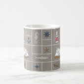 Mug Illustration thématique marine (Centre)