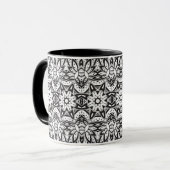Mug Illustration tribale inspirée de style (Devant gauche)
