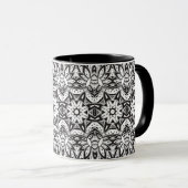 Mug Illustration tribale inspirée de style (Devant droit)