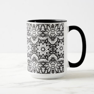 Mug Illustration tribale inspirée de style