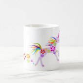 MUG ILLUSTRATION UNICORN VECTOR FLOWERS (Centre)