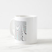 Mug Illustration vectorielle de couleur cygne douce et (Devant gauche)
