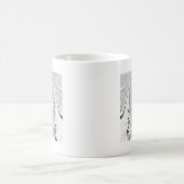 Mug Illustration vectorielle de couleur cygne douce et (Centre)