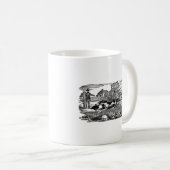 Mug Illustration victorienne d'art antique d'animal de (Devant droit)