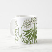Mug Illustration vintage - Art Nouveau Abstrait Beauti (Devant gauche)