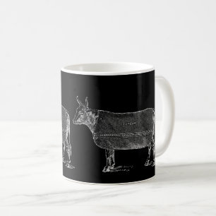 Mug ILLUSTRATION vintage Couverture de vache