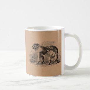 Mug Illustration vintage de chiens de 1800s de chien