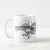 Mug Illustration vintage de homard (Gauche)
