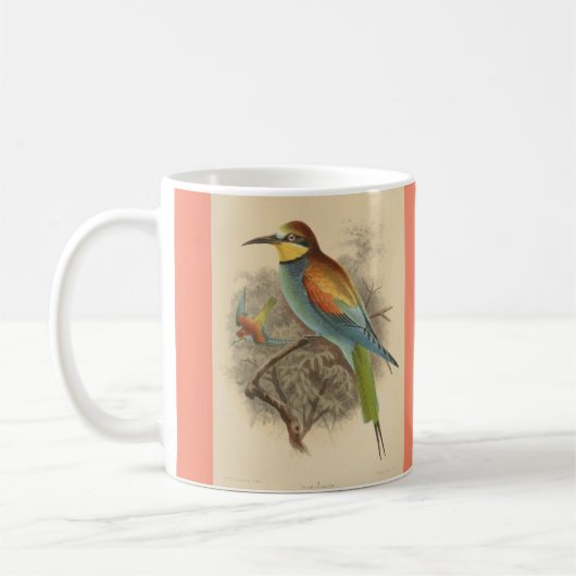 Mug Illustration vintage de l'Abeille européenne (Gauche)