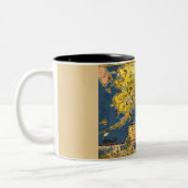 Mug Illustration Vintage de l'Alaska (Gauche)