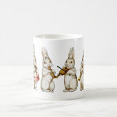 Mug Illustration vintage de lapins (Centre)