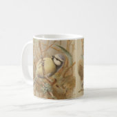 Mug Illustration vintage de mésange bleue (Devant gauche)