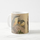 Mug Illustration vintage de Nuthatch (Devant gauche)