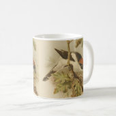 Mug Illustration vintage de Pie-grièche d'été (Devant droit)