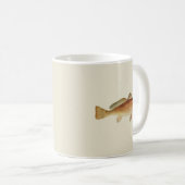 Mug Illustration vintage de tambour rouge sur Arrière  (Devant droit)