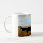 Mug Illustration vintage des bétail d'un Angus (Gauche)