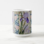 Mug Illustration vintage d'iris (Centre)