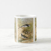 Mug Illustration vintage d'oiseau de hochequeue pie (Centre)