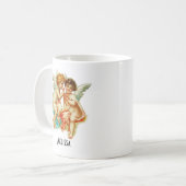 Mug Illustration vintage Ephemera Angel Cherubs (Devant gauche)