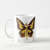 Mug Illustration vintage Fée Papillon (Gauche)