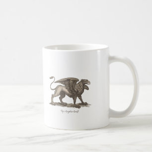 Mug illustration vintage griffin (gryphus greiff).
