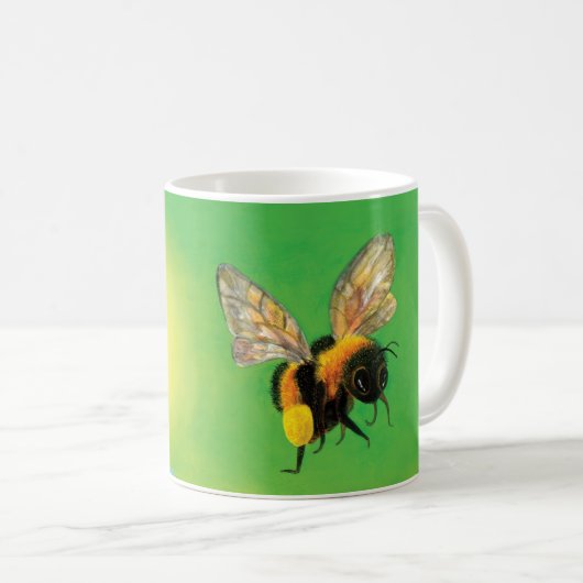 Mug Illustration volante Bumblebee (Devant droit)