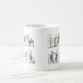 Mug Illustrations de caractères de ballet français (Centre)