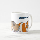 Mug Illustrations de Chiens de Guinée Animaux (Devant droit)