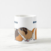 Mug Illustrations de Chiens de Guinée Animaux (Centre)